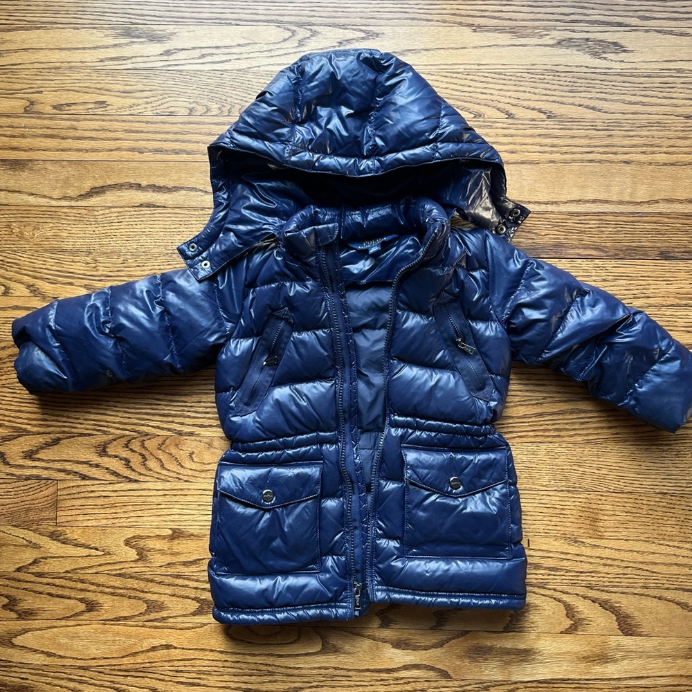Ralph Lauren Polo Childrenswear 3T Winter Puffer Coat Navy